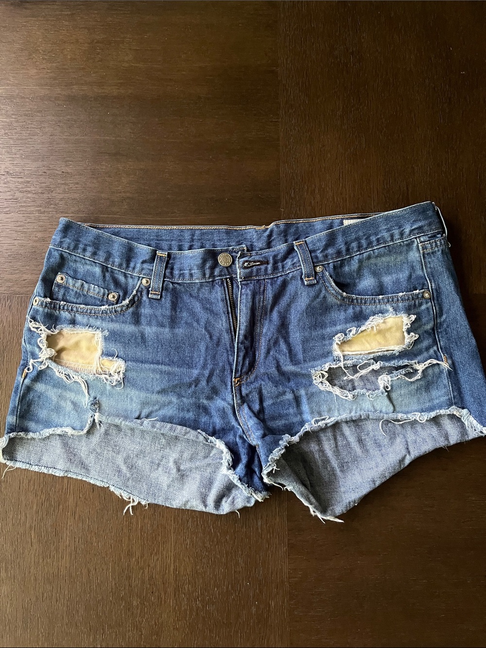 Rag and bone Blue Distressed Denim Women’s Shorts